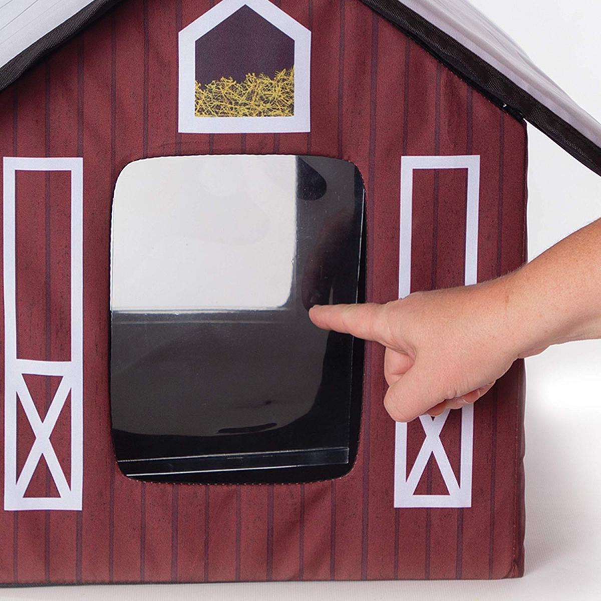 Heated Outdoors Cat House - Electric cat house keeps kitties warm while outside during winter