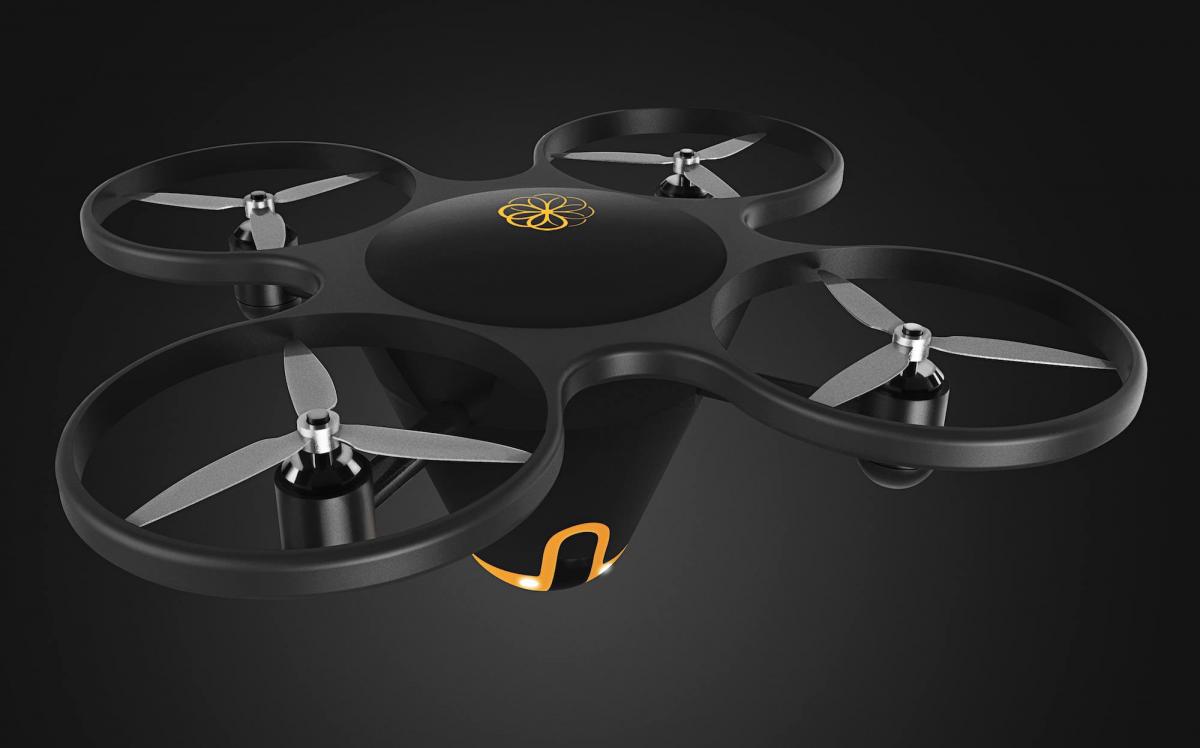 Home Security Surveillance Drone Automatically Deploys When It Senses Intruders - Sunflower Labs Autonomous security drone