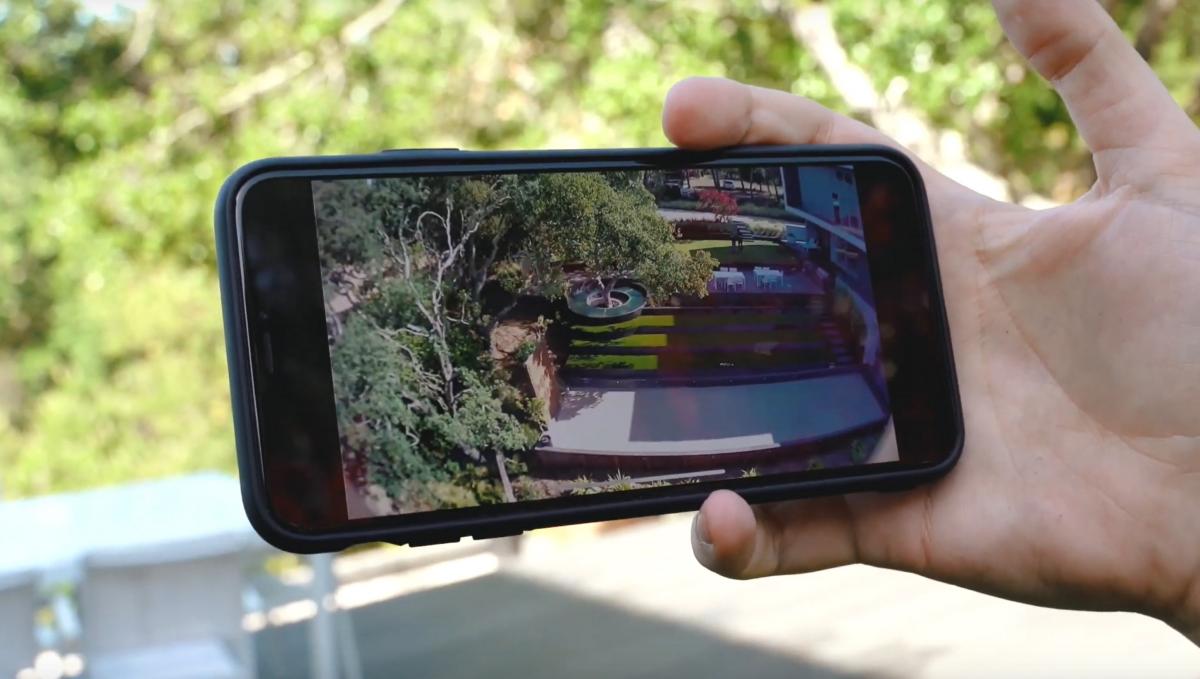 Home Security Surveillance Drone Automatically Deploys When It Senses Intruders - Sunflower Labs Autonomous security drone