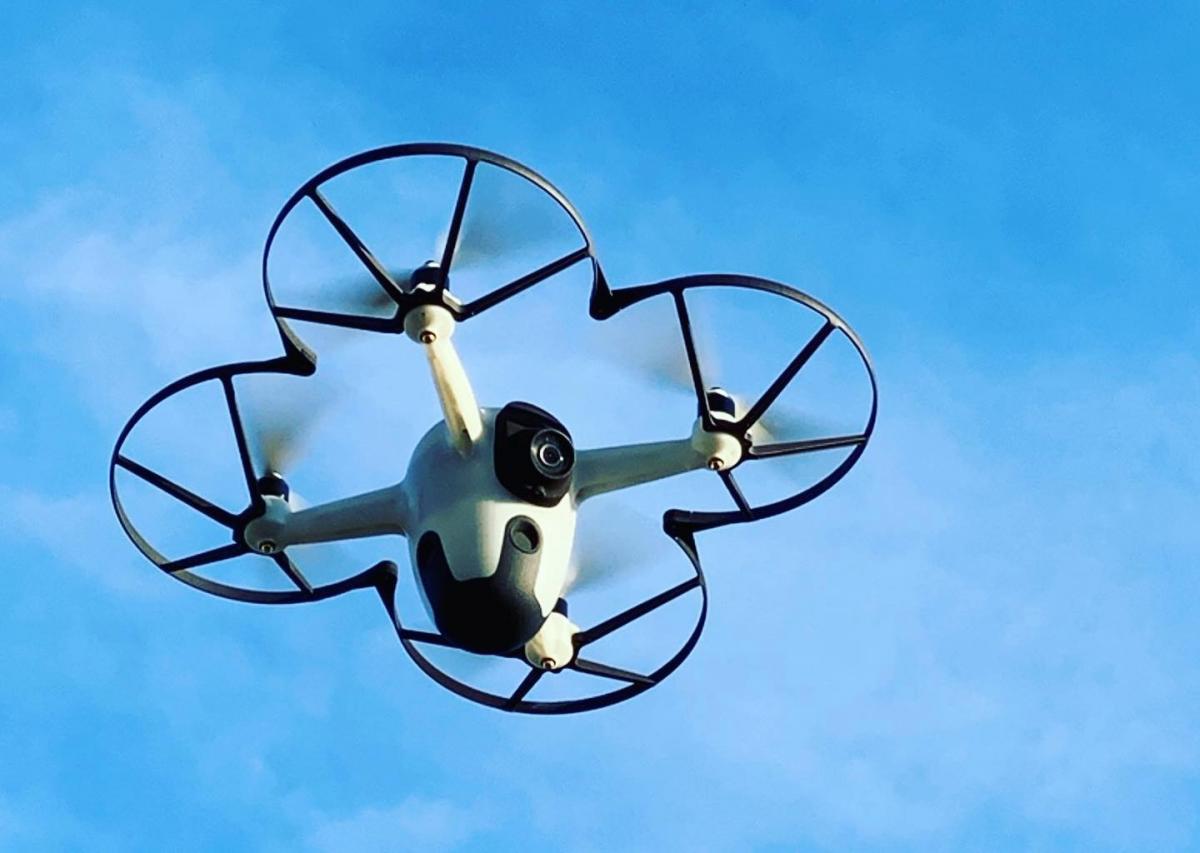 Home Security Surveillance Drone Automatically Deploys When It Senses Intruders - Sunflower Labs Autonomous security drone