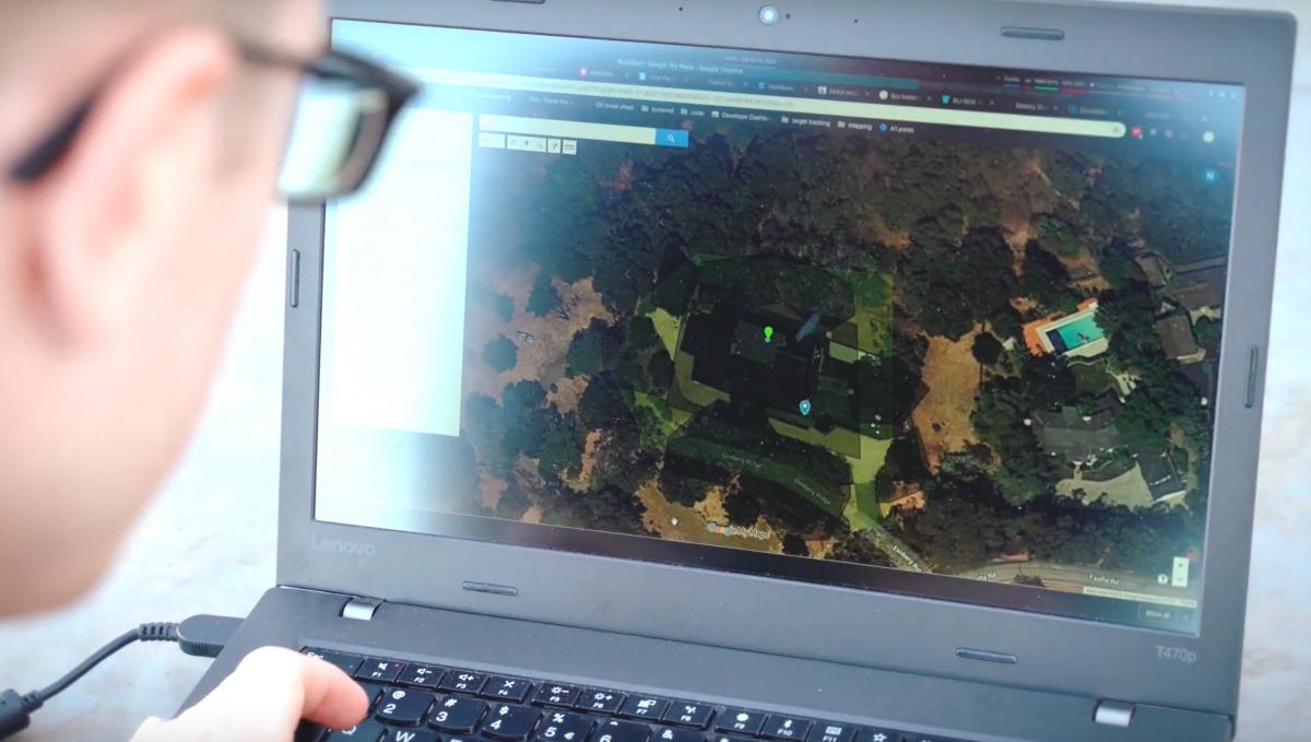 Home Security Surveillance Drone Automatically Deploys When It Senses Intruders - Sunflower Labs Autonomous security drone