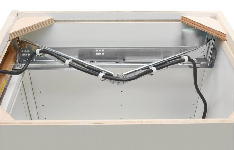 Rev-a-shelf charging drawer - Cabinet drawer with built-in power strip