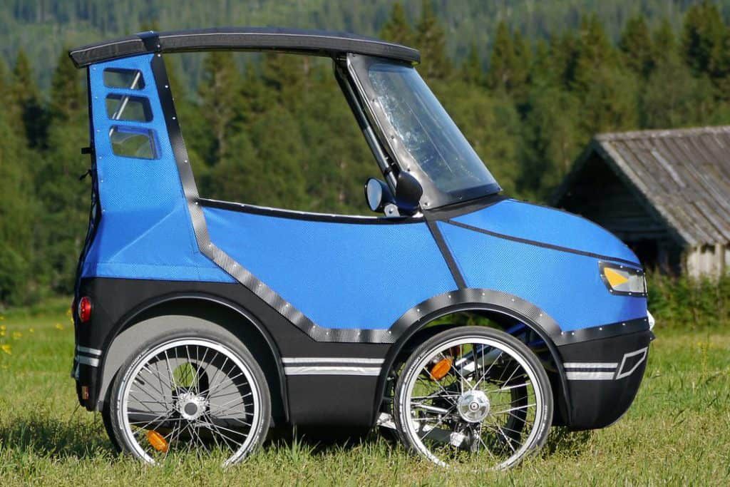 PodRide Bicycle Car - Enclosed E-Bike Car That Keeps You Warm During Winter Transit