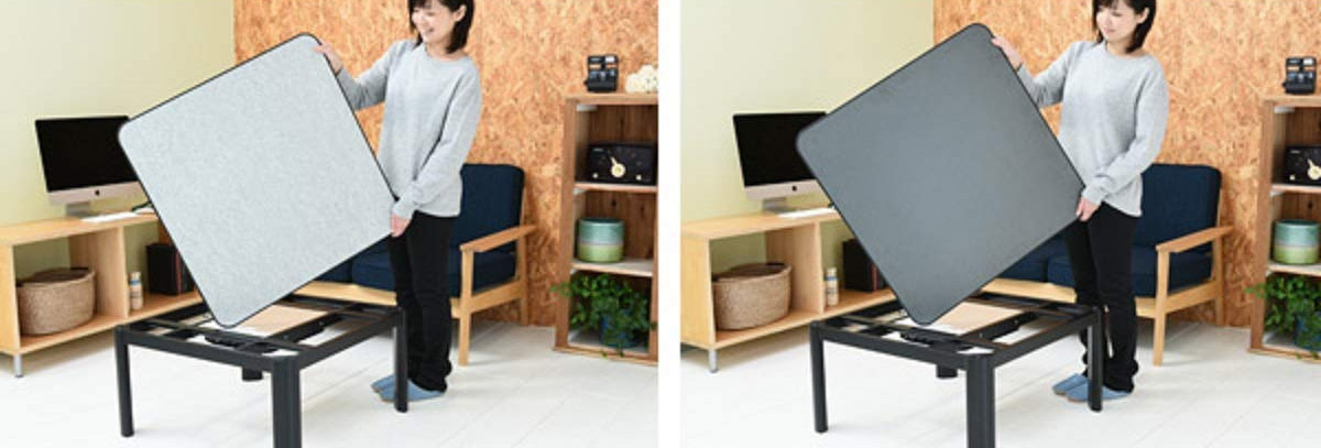 Heated Kotatsu Table - Japanese Table Gadget heated under blanket table