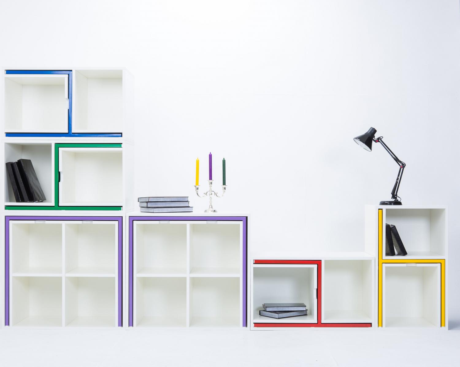 Incredible Table and Chairs Set Hides Inside Of a Bookcase When Not In Use - Hideaway dining table into bookcase by Orla Reynolds