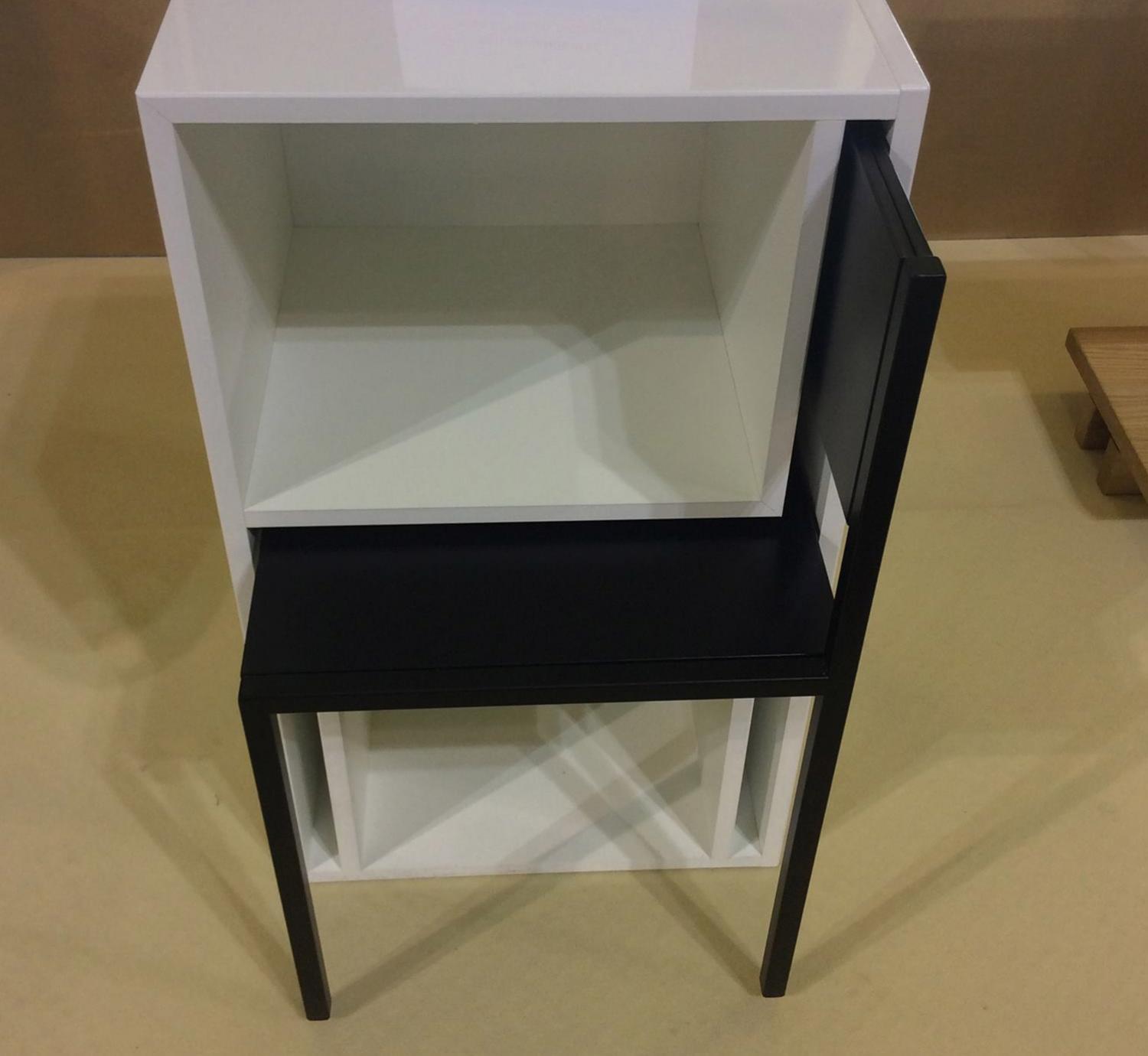 Incredible Table and Chairs Set Hides Inside Of a Bookcase When Not In Use - Hideaway dining table into bookcase by Orla Reynolds