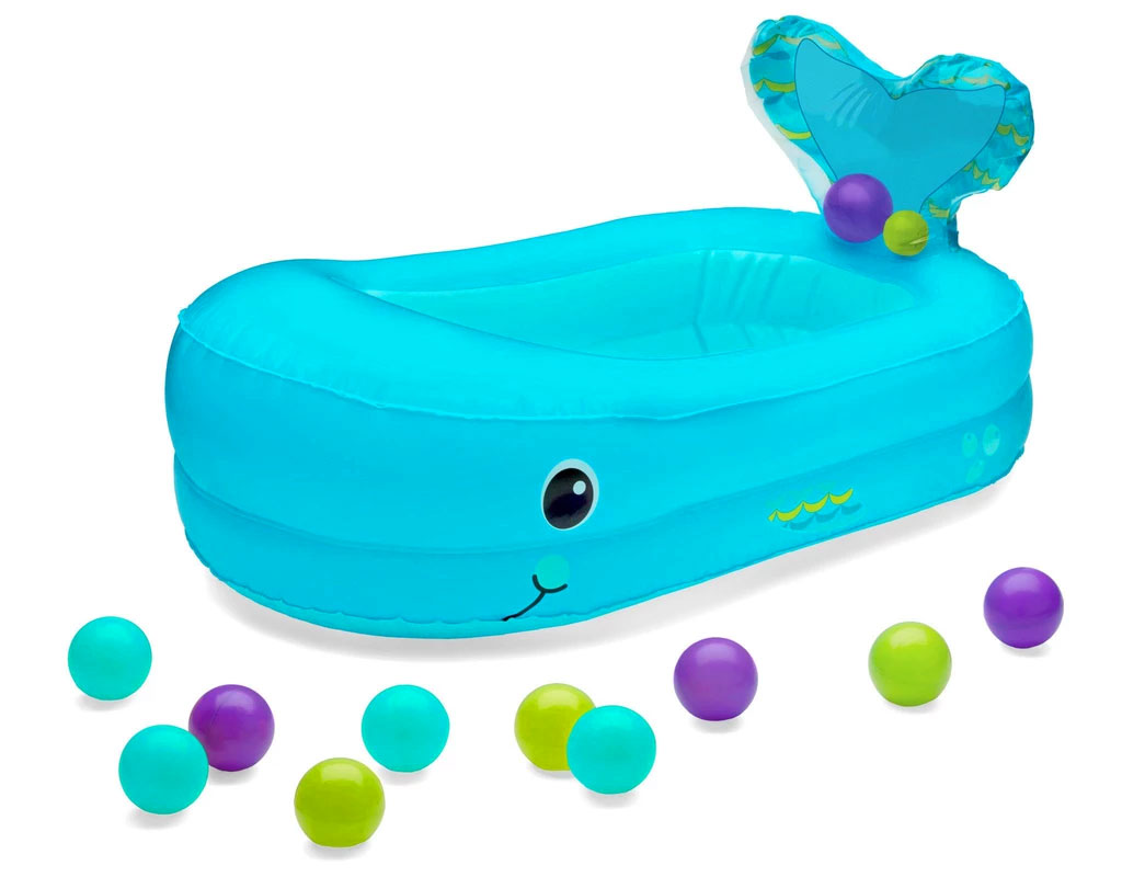 Inflatable Whale Baby Bathtub