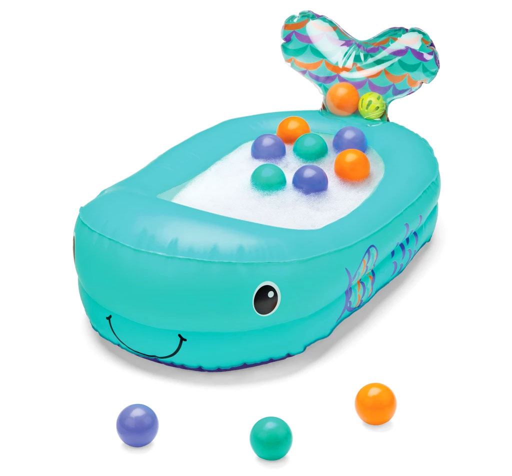 Inflatable Whale Baby Bathtub