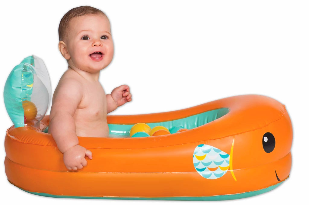 Inflatable Whale Baby Bathtub