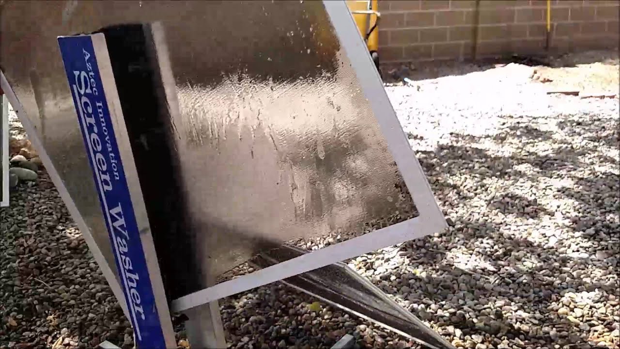 Aztec Screen Washer - Garden hose automatic screen cleaner