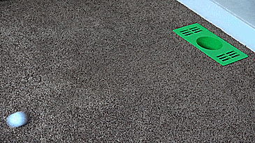 Puttacup Putting Cup Vent Replacement - Turns your HVAC vent cover into a putting hole