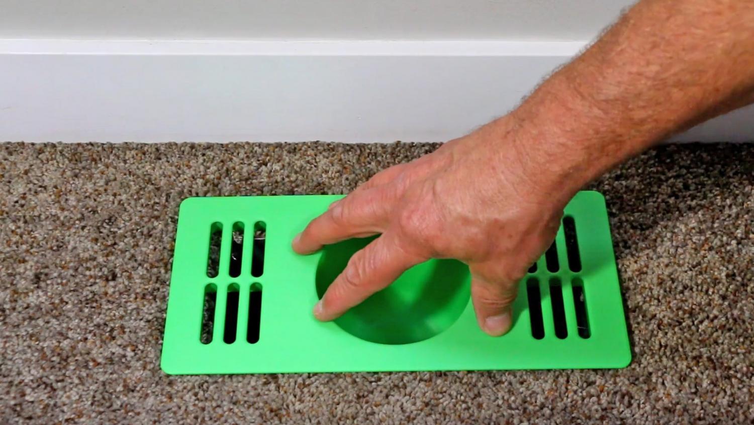 Puttacup Putting Cup Vent Replacement - Turns your HVAC vent cover into a putting hole