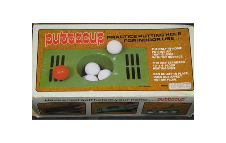 Puttacup Putting Cup Vent Replacement - Turns your HVAC vent cover into a putting hole
