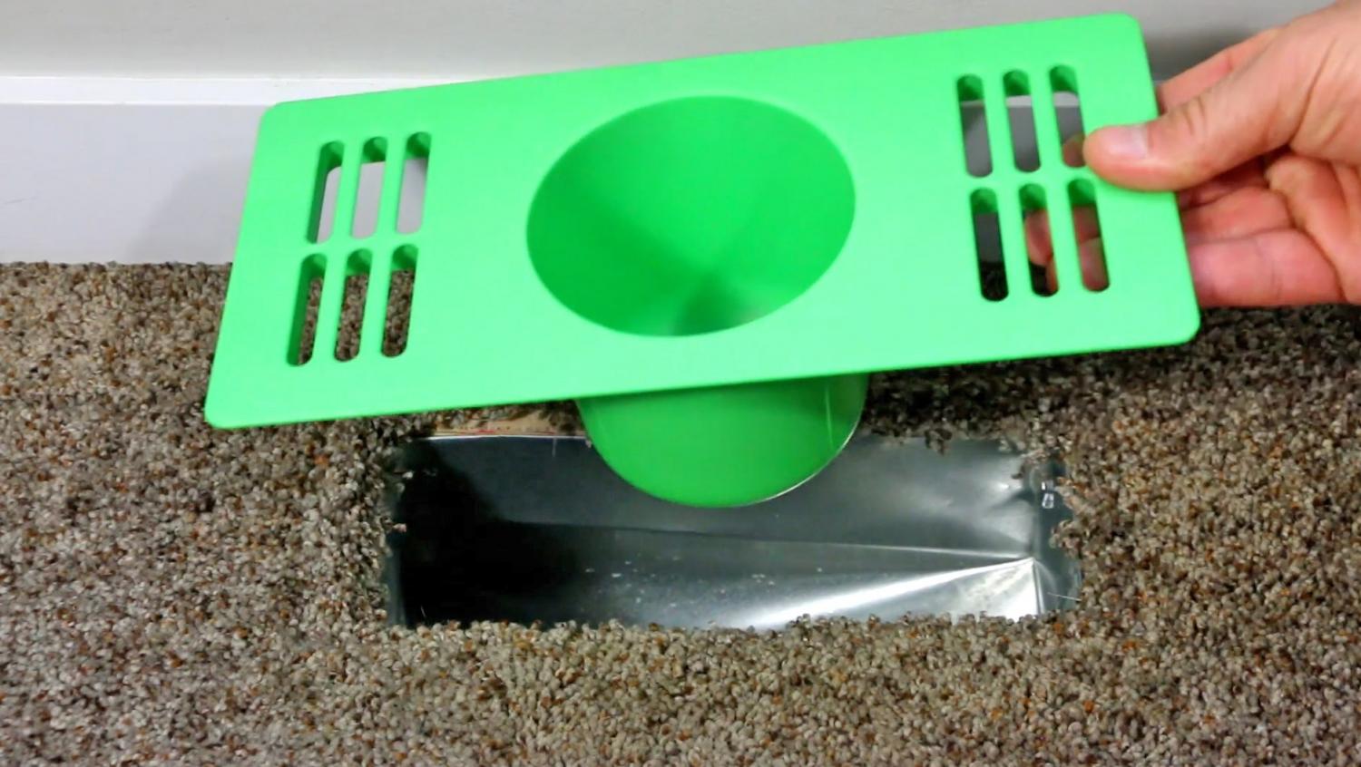 Puttacup Putting Cup Vent Replacement - Turns your HVAC vent cover into a putting hole
