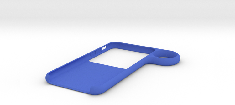 iphone ring case - blue