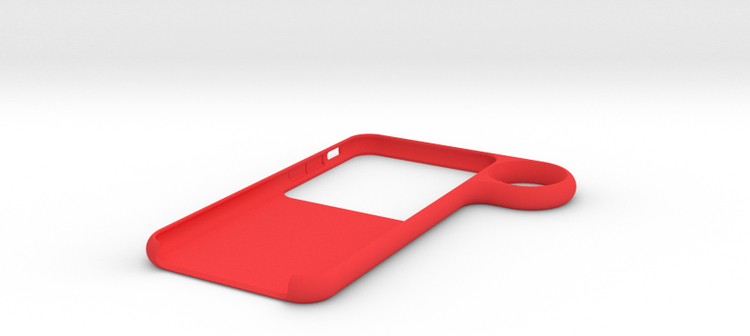 iphone ring case - red