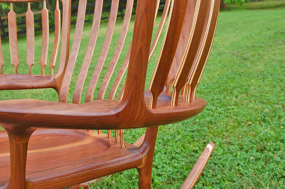 Story Time Rocking Chair - Triple seater rocking chair for reading to kids