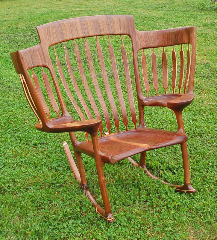 Story Time Rocking Chair - Triple seater rocking chair for reading to kids