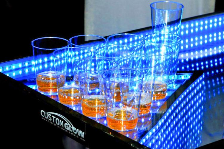 Light-up, Color Changing Beer Pong Table