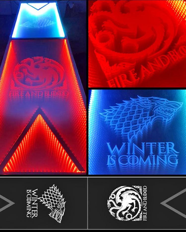Light-up, Color Changing Beer Pong Table