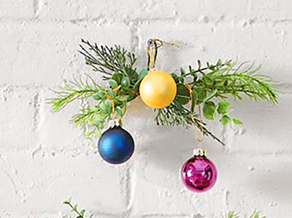 Minimal Christmas Tree - Wall-mounted Christmas Tree - Embedded into wall tree decor