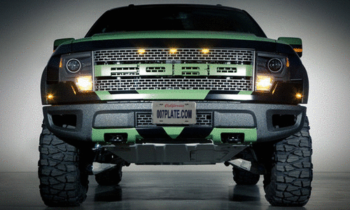 Motorized License Plate Hider Gadget - GIF