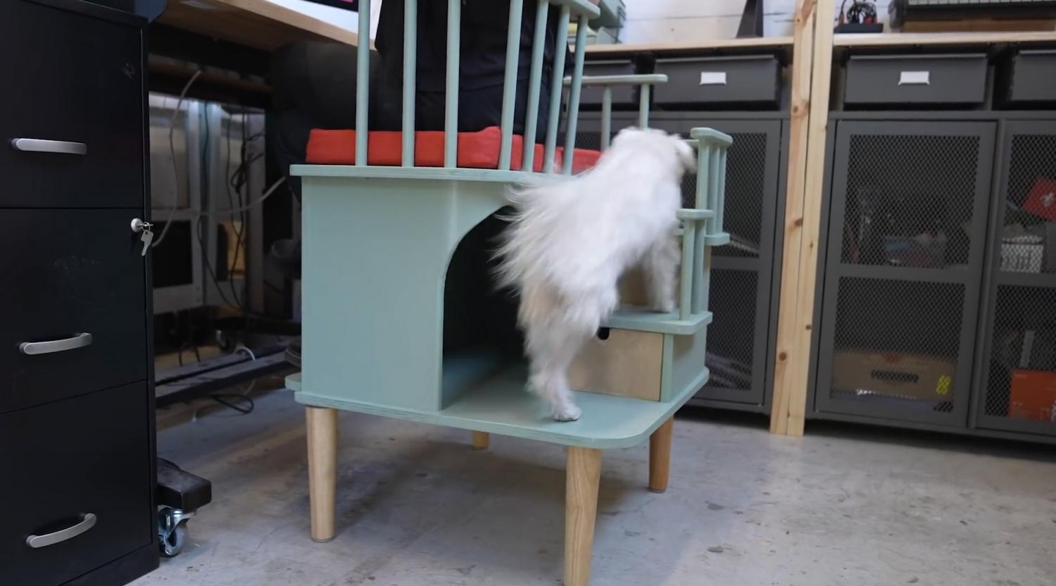 Office Chair Has Extra Room To The Side For Your Cat or Dog
