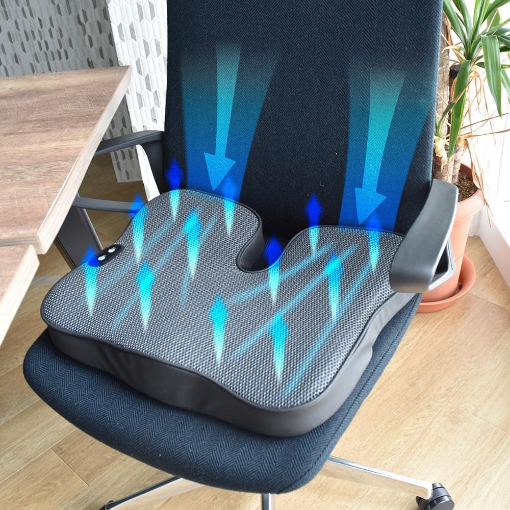 Electronic USB Office Chair Seat Cooler With Fans
