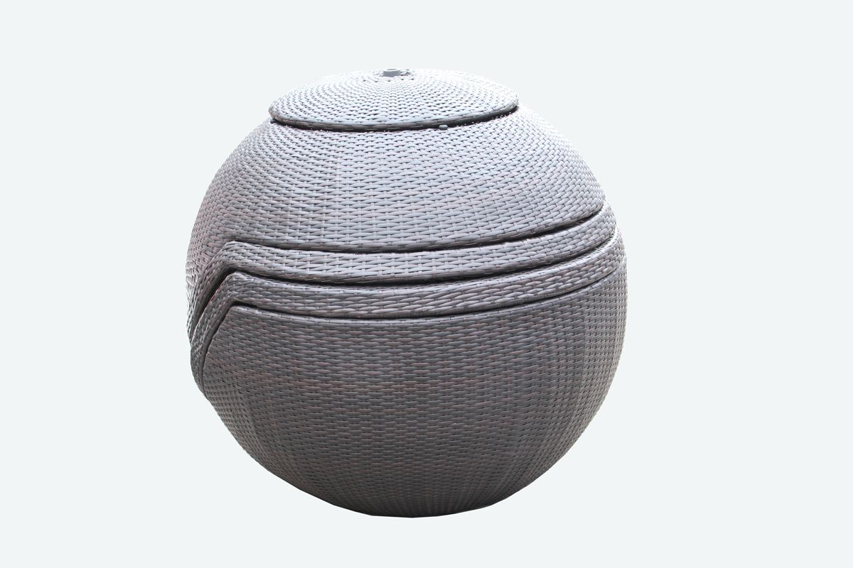 Renava Ovum Egg Shaped Patio Set Stacks Into Egg Shape