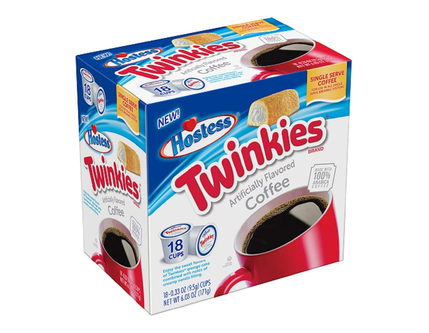 Twinkies Flavored Single Serve Coffee Cups