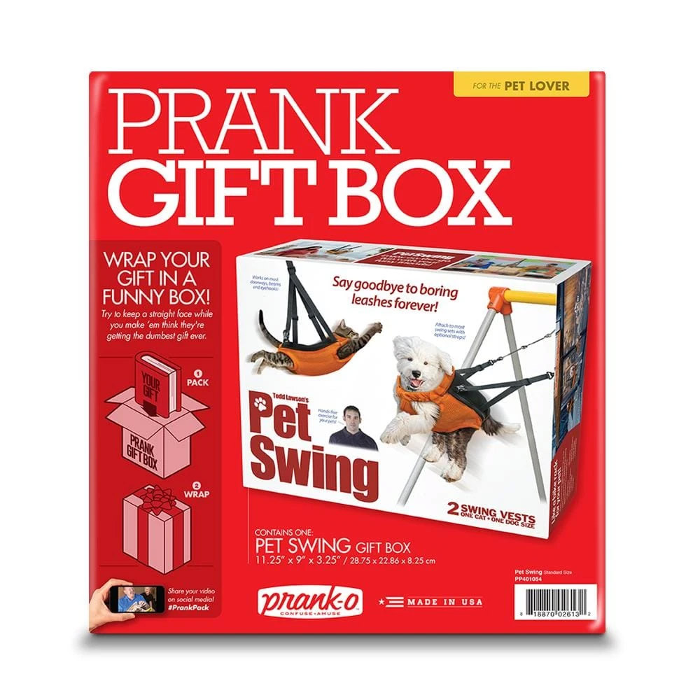 Pet Swing Pet Exerciser - Funny Prank Gift Box