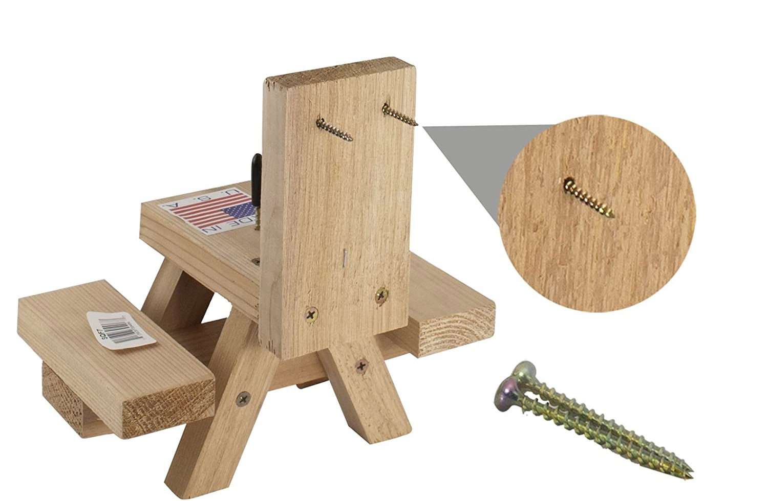 Picnic Table Squirrel Feeder
