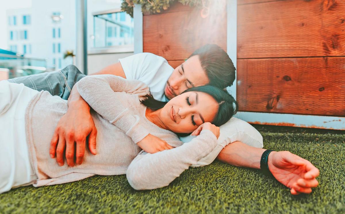 Coodle Spooning Cuddle Pillow