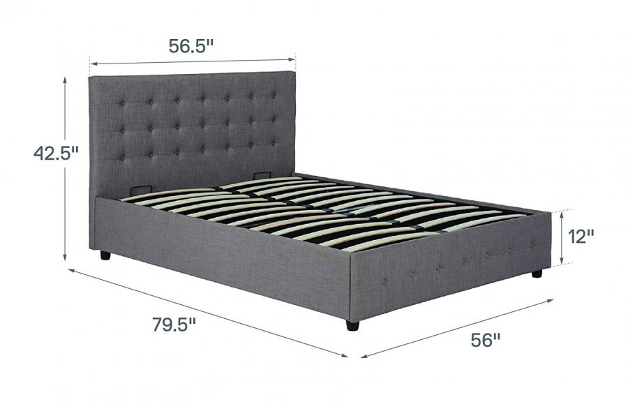 Pop-Up Storage Bed With Shoe Storage Underneath