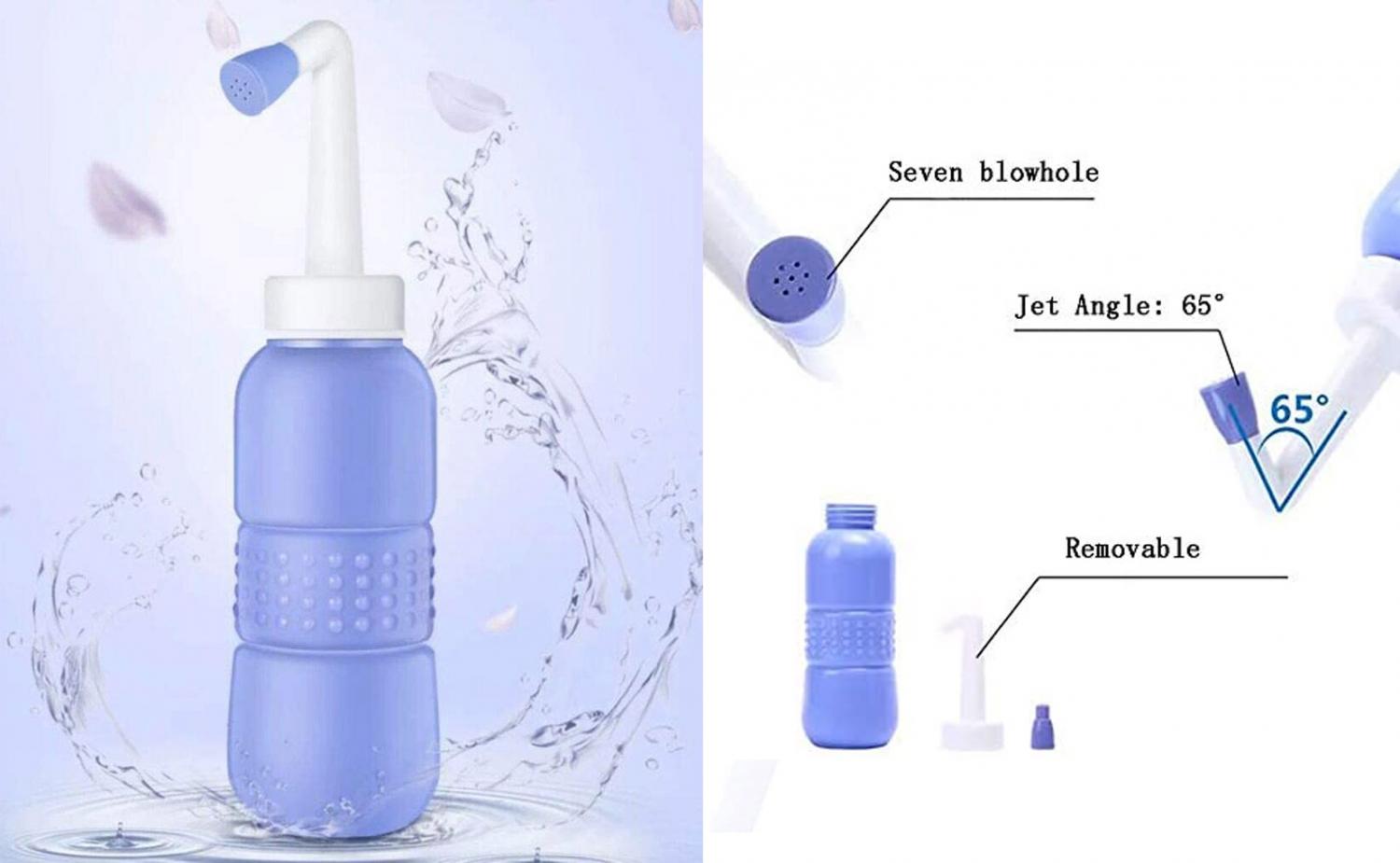 Portable Bidet Bottle - Water bottle shaped travel bidet bottle