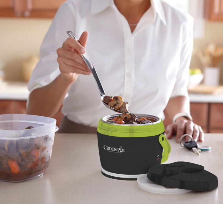 Portable Crock-Pot Lunch Crock - Portable slow-cooker lunch pale