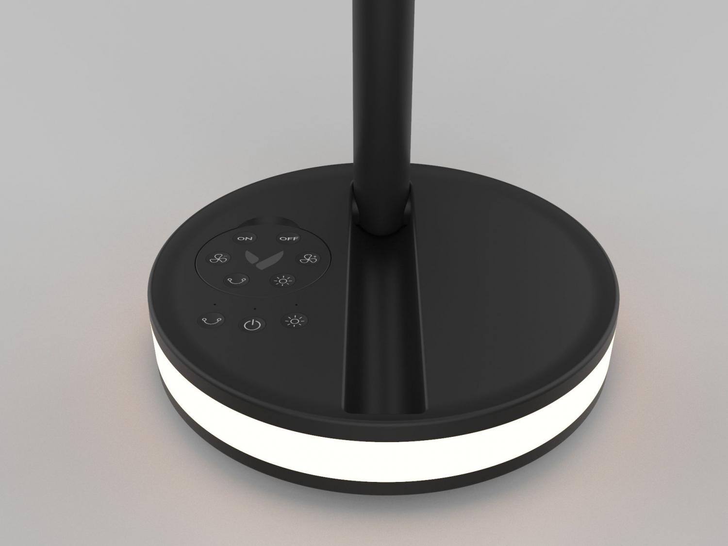 Vento portable folding fan - Battery powered collapsing standing fan