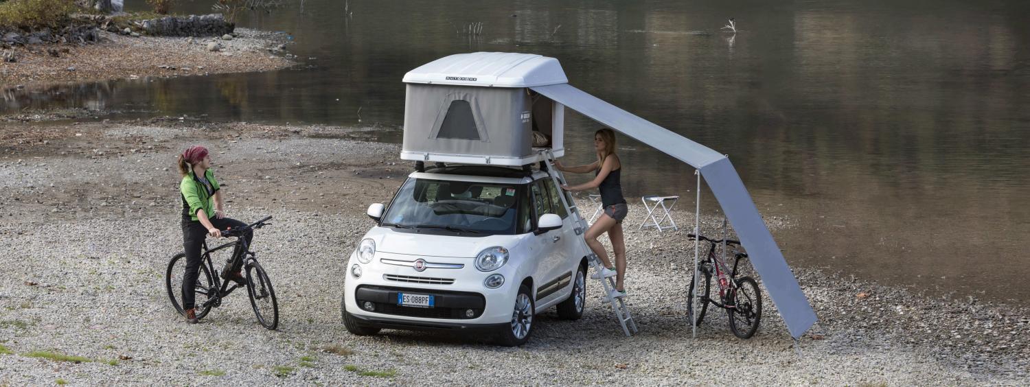 Maggiolina AutoHome Expanding Rooftop Camping Tent - Top of vehicle pop-up tent