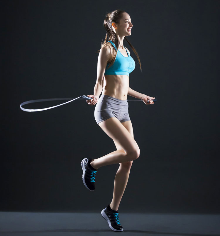Smart Jump Rope - Shows Count LEDs