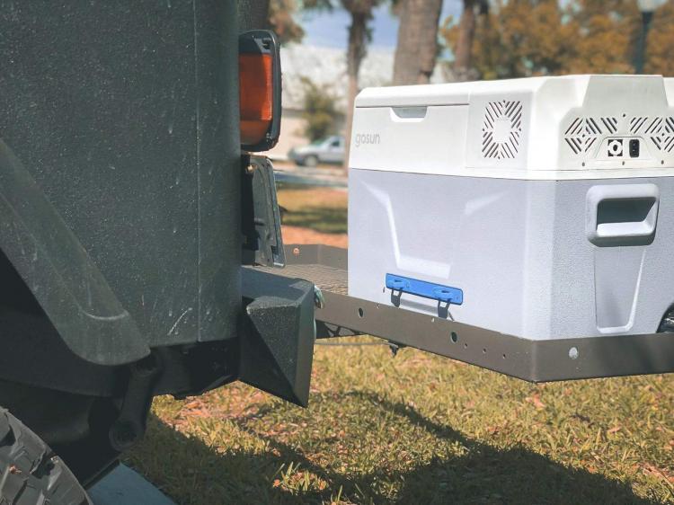 Solar powered cooler - portable refrigerator with solar panels - Gosun chill portable solar cooler
