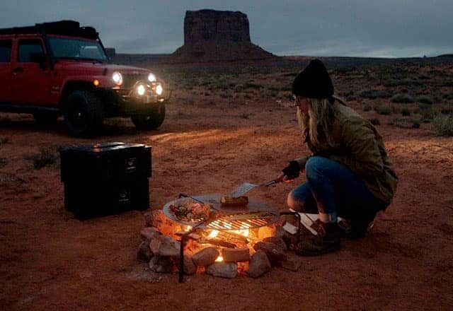Spare Tire Mount BBQ Camping Grill - Portable tire mount BBQ Grate
