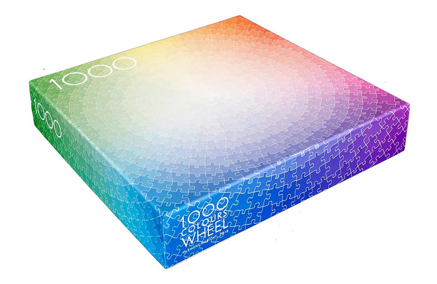 colorful gradient circular jigsaw puzzle 1000 pieces