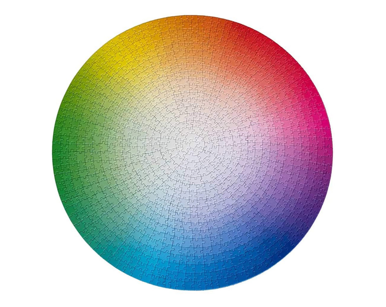 colorful gradient circular jigsaw puzzle 1000 pieces