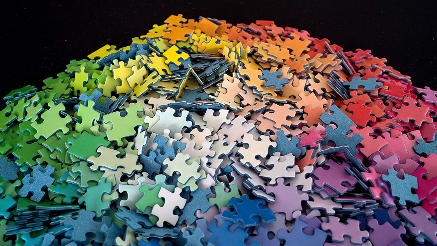 colorful gradient circular jigsaw puzzle 1000 pieces