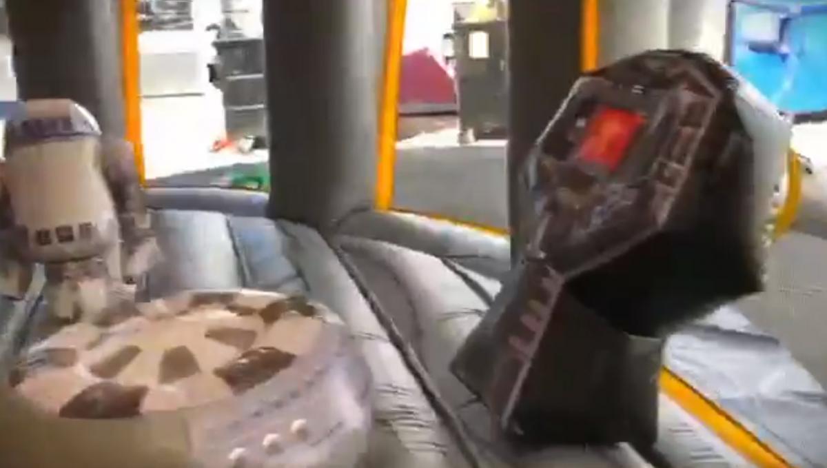 Star Wars Millennium Falcon Bounce House