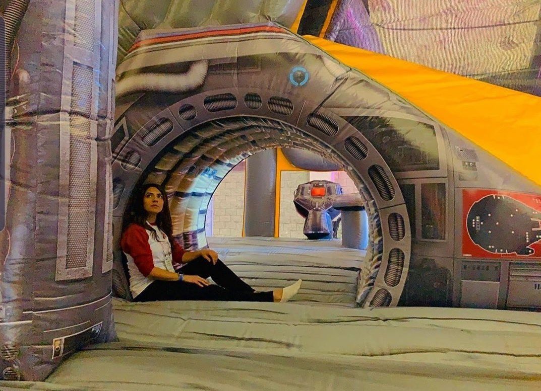 Star Wars Millennium Falcon Bounce House