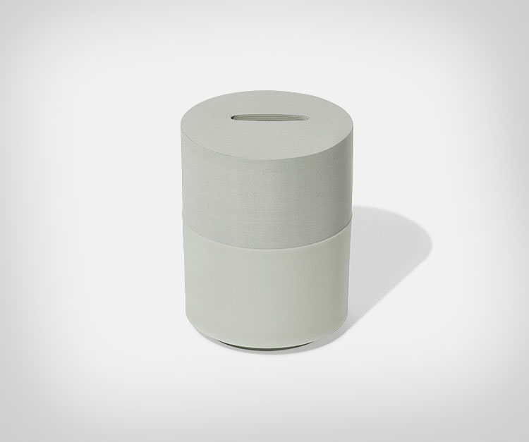 Memo Bank Note Pad Piggy Bank - Grey