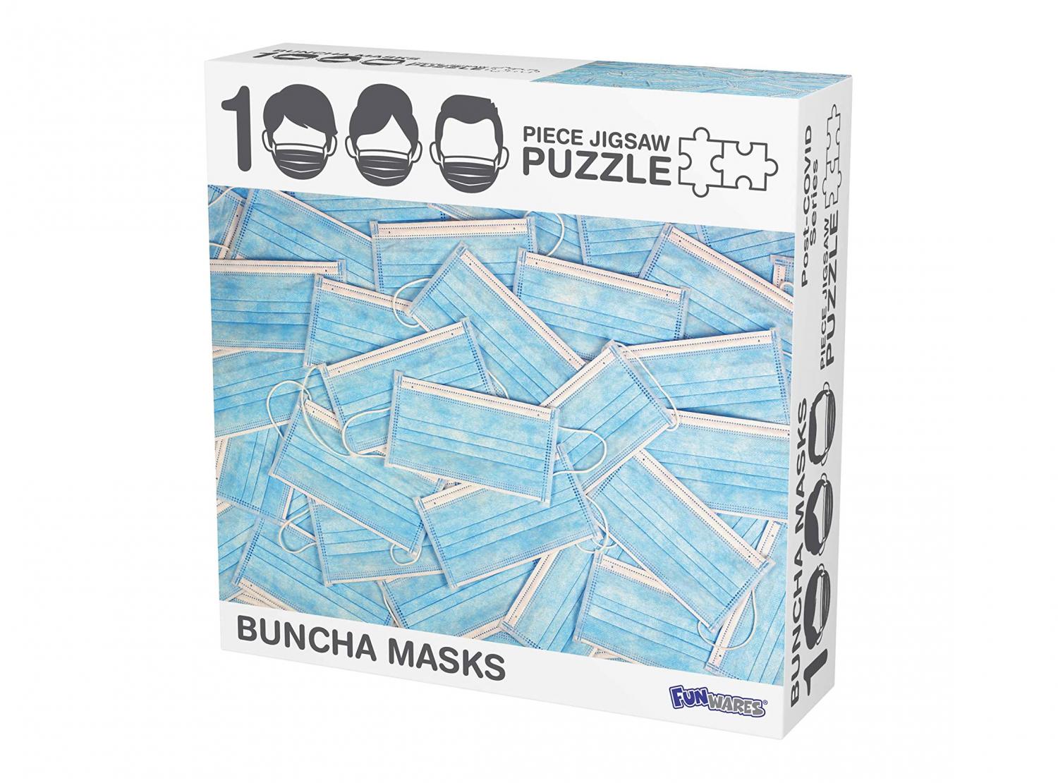 Face Masks Jigsaw Puzzle - Funny Quarantine pandemic puzzle
