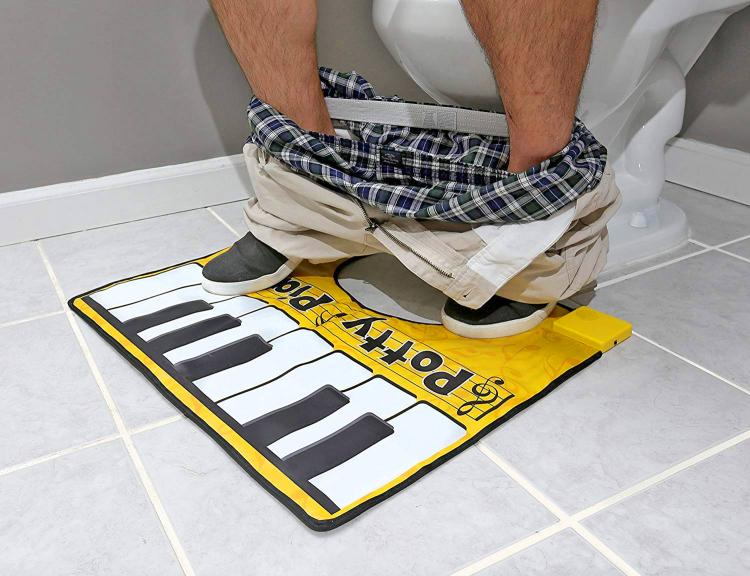Toilet Foot Keyboard - Toilet piano pooping music maker