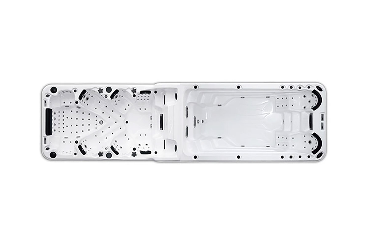 The Ultimate Hot Tub - Two level hot tub with built-in tv - Two tier spa part hot tub